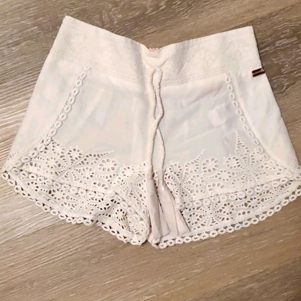 OndadeMar White eyelet shorts XXS/16